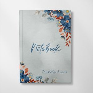 personalised Floral design notebook