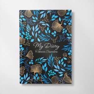 personalised Floral Watercolour design diary