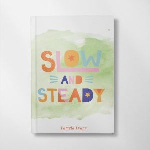 personalised Slow and steady design notebook