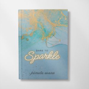 personalised dare to sparkle design notebook