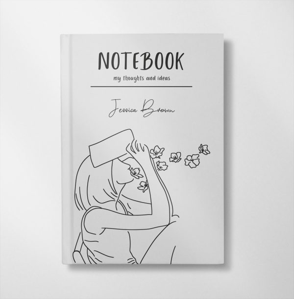 personalised my thoughts and ideas sketch design notebook