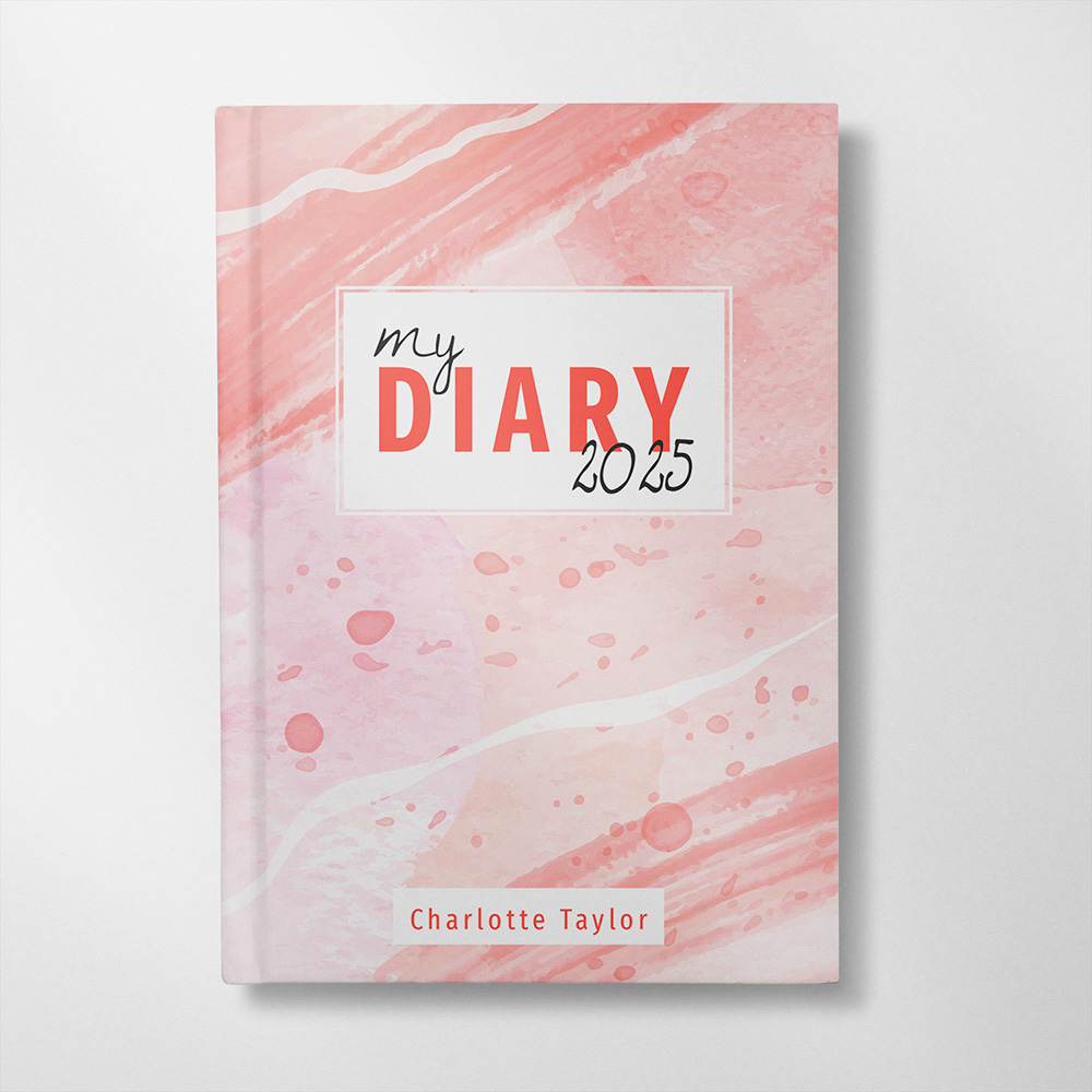 Abstract Personalised 2025 Diary