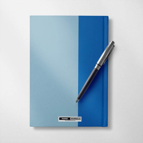 Stripe Blue & Aquamarine Notebook - Image 2