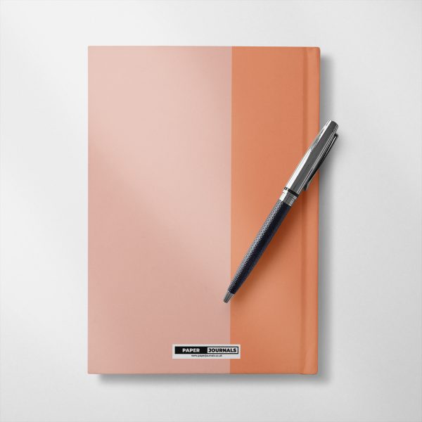 Stripe Cantaloupe & Blush Notebook - Image 2